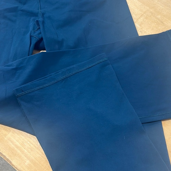 CALIA High-Waisted Teal Blue Yoga Leggings - Picture 3 of 4